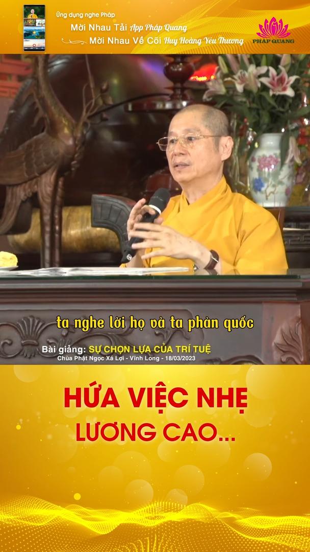 HỨA VIỆC NHẸ LƯƠNG CAO....
