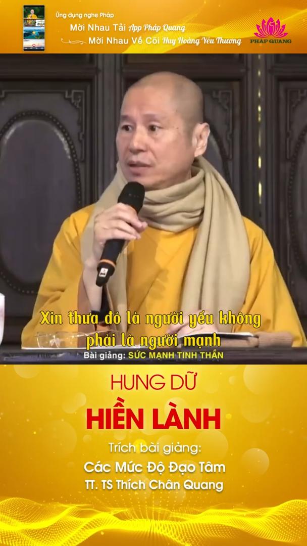 HUNG DỮ HIỀN LÀNH
