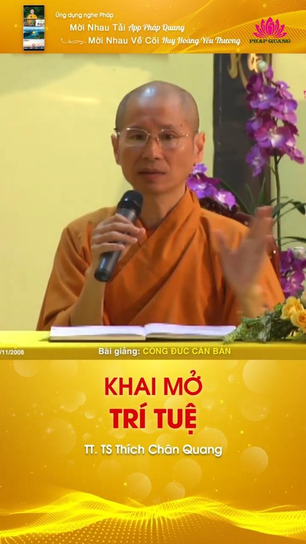 KHAI MỞ TRÍ TUỆ