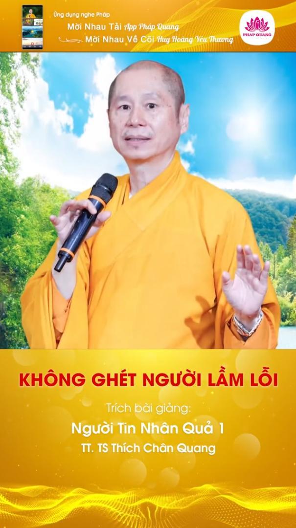 Không Ghét Người Lầm Lỗi