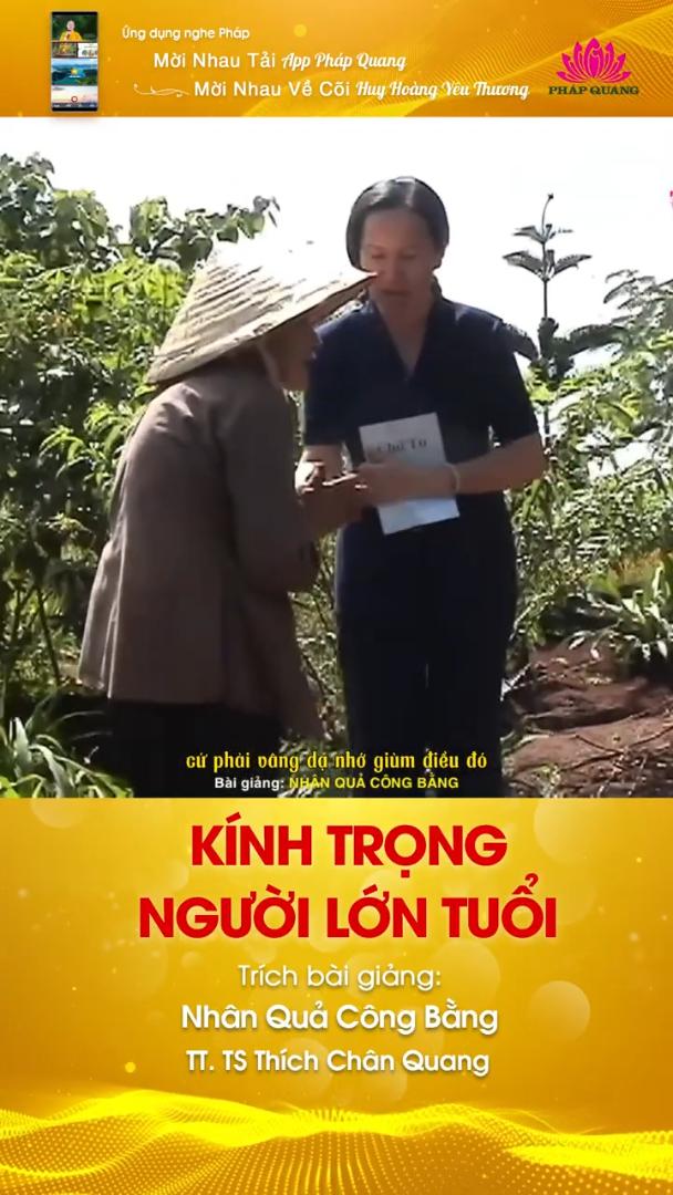 KÍNH TRỌNG NGƯỜI LỚN TUỔI