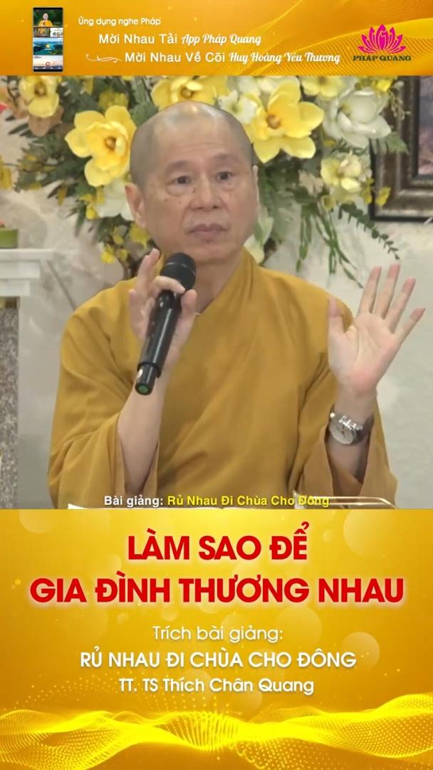 LÀM SAO ĐỂ GIA ĐÌNH THƯƠNG NHAU