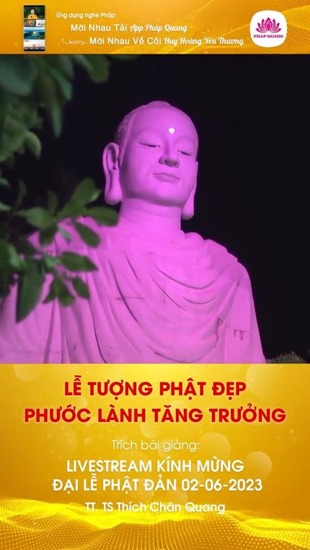 Lễ Tượng Phật Đẹp, Phước Lành Tăng Trưởng