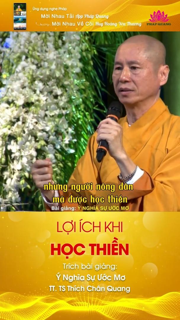 LỢI ÍCH KHI HỌC THIỀN