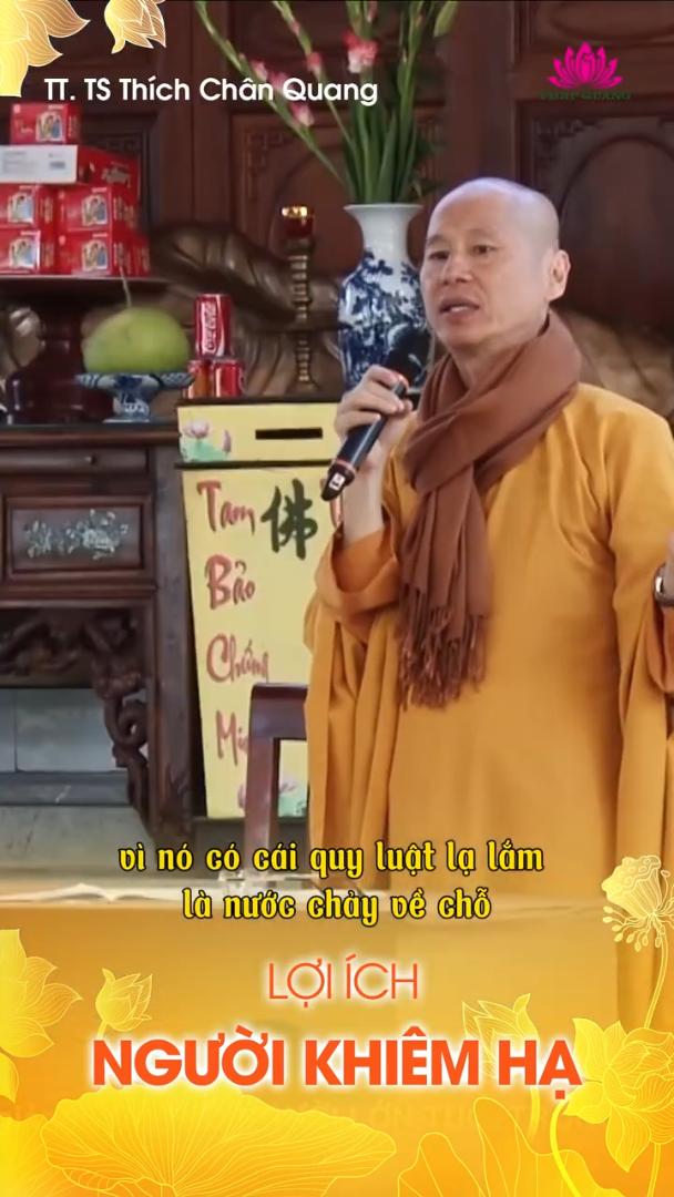 LỢI ÍCH NGƯỜI KHIÊM HẠ