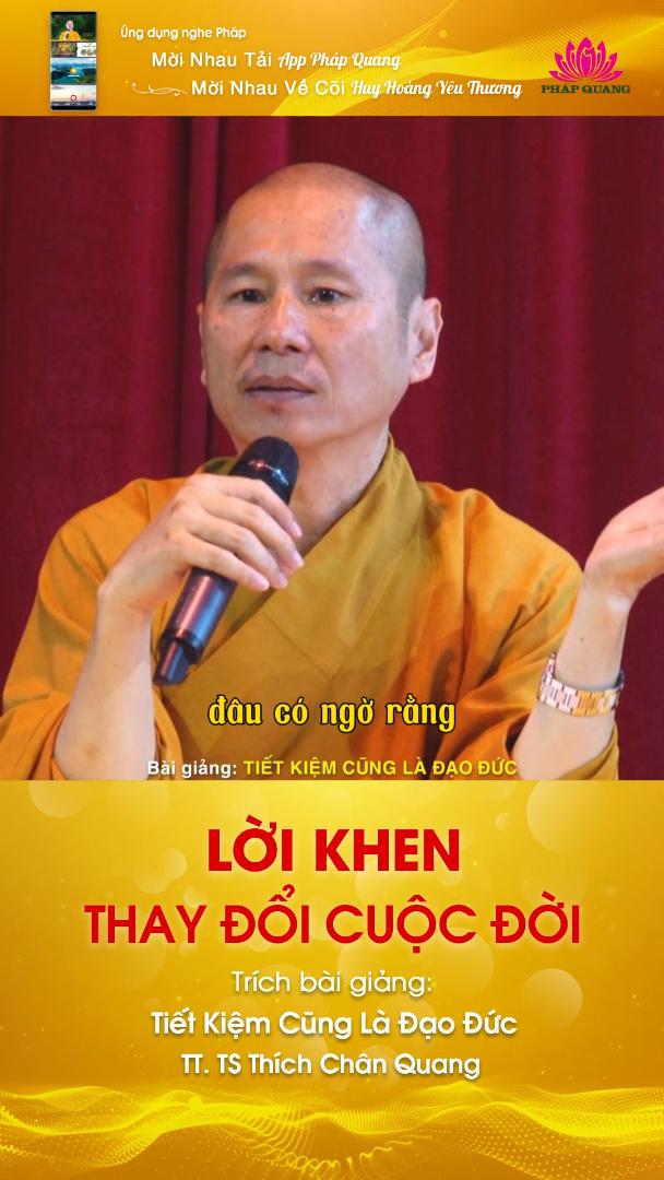 LỜI KHEN THAY ĐỔI CUỘC ĐỜI