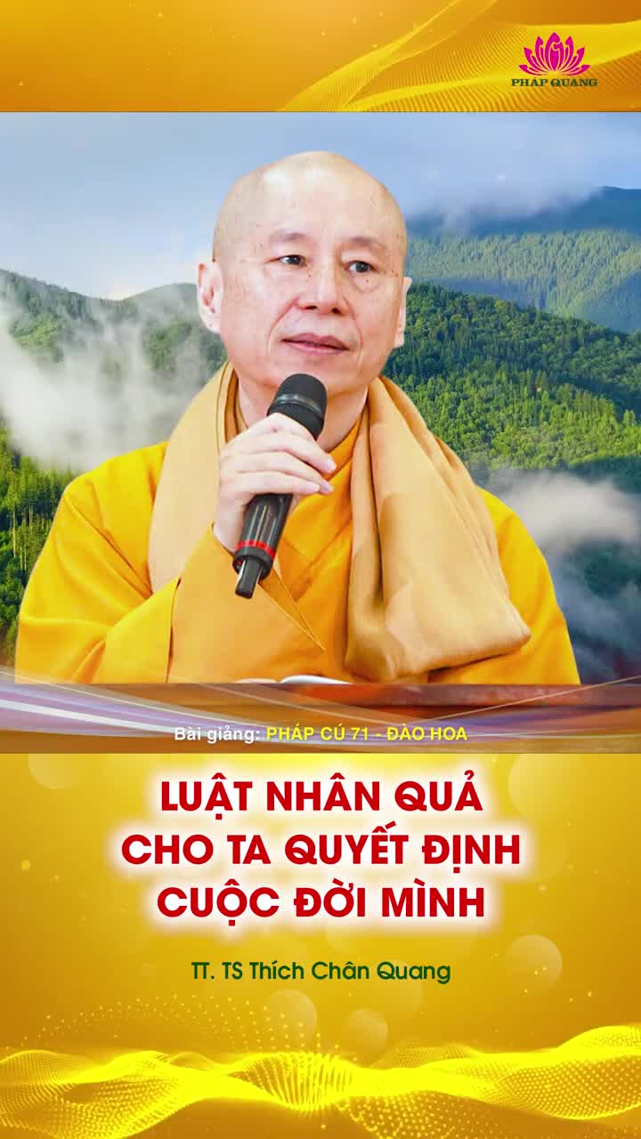 Luật Nhân Quả Cho Ta Quyết Định Cuộc Đời Mình