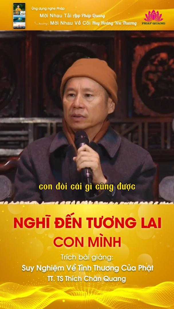 NGHĨ ĐẾN TƯƠNG LAI CON MÌNH