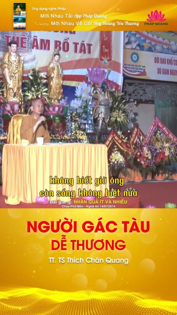 NGƯỜI GÁC TÀU DỄ THƯƠNG