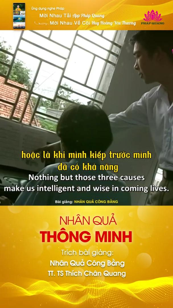 NHÂN QUẢ THÔNG MINH