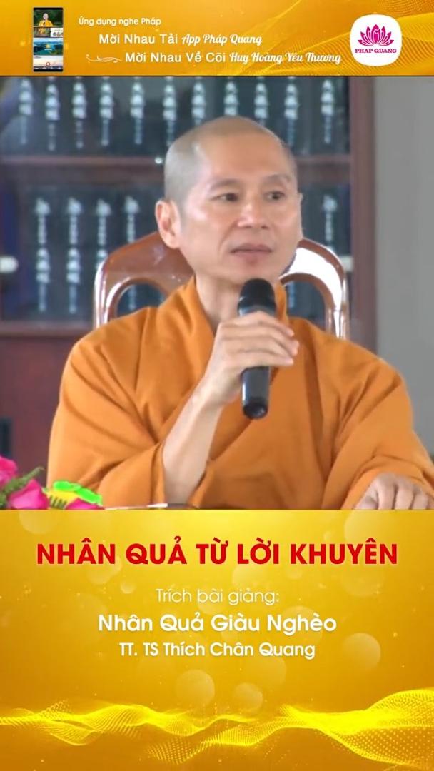 Nhân Quả Từ Lời Khuyên