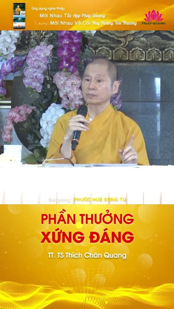 PHẦN THƯỞNG XỨNG ĐÁNG