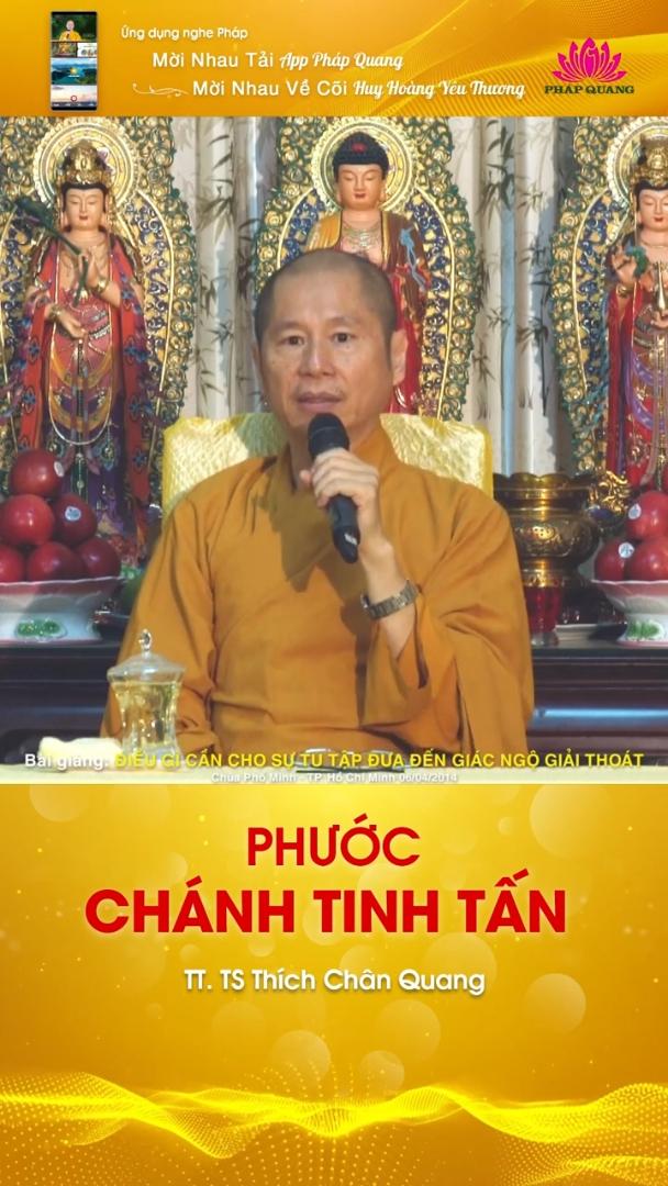PHƯỚC CHÁNH TINH TẤN