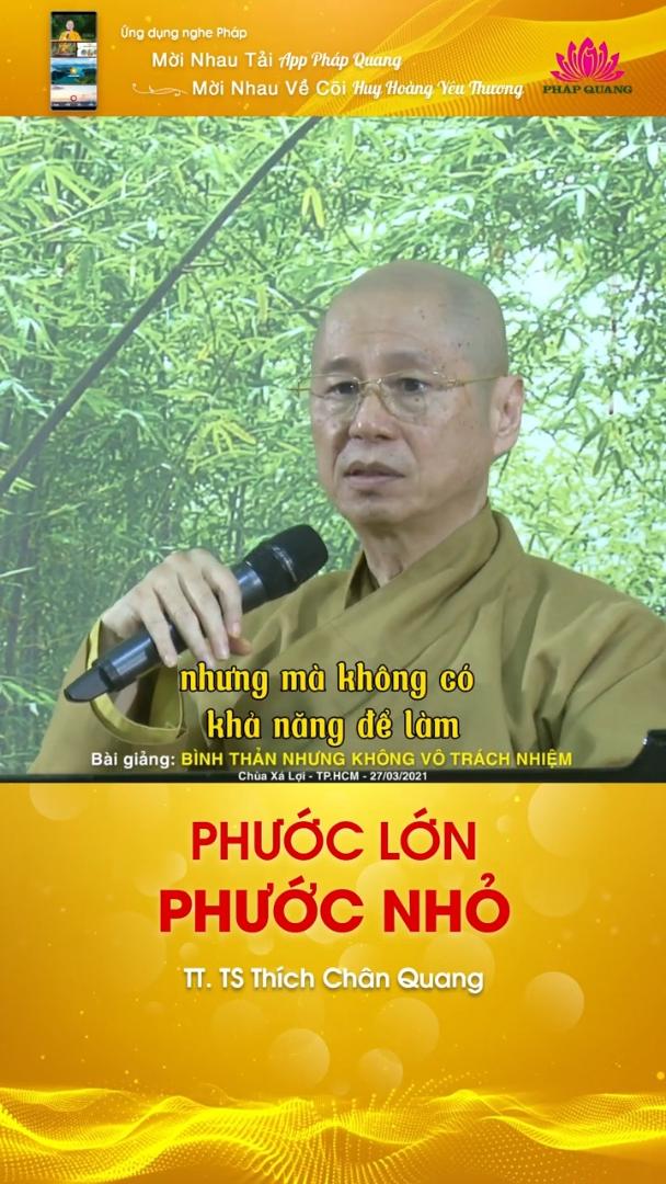 PHƯỚC LỚN PHƯỚC NHỎ