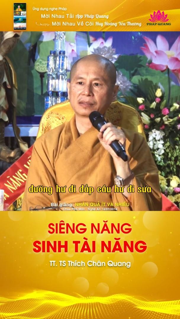 SIÊNG NĂNG SINH TÀI NĂNG