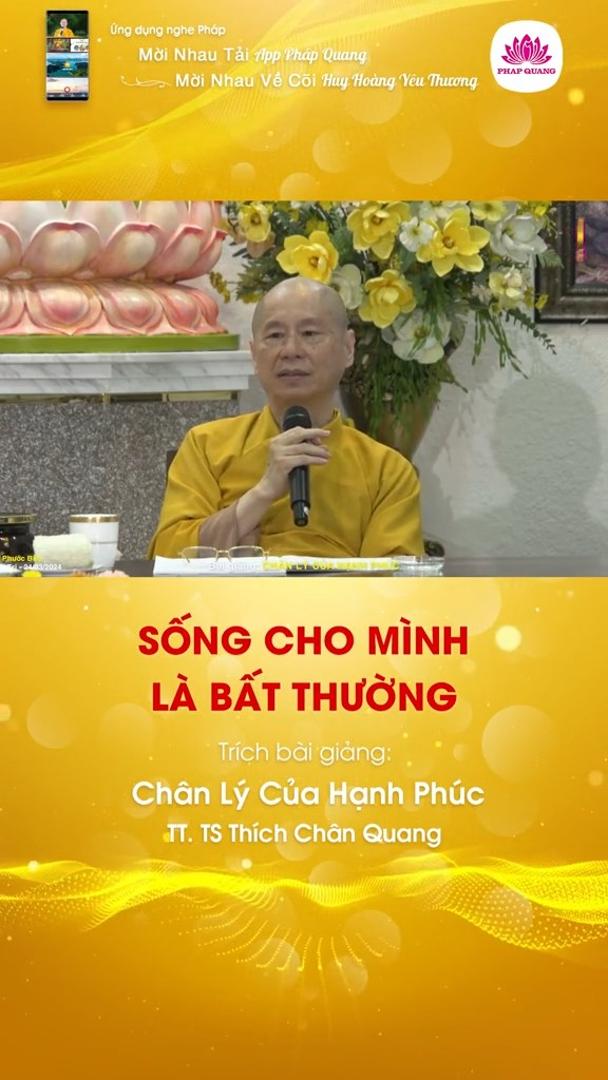Sống Cho Mình Là Bất Thường