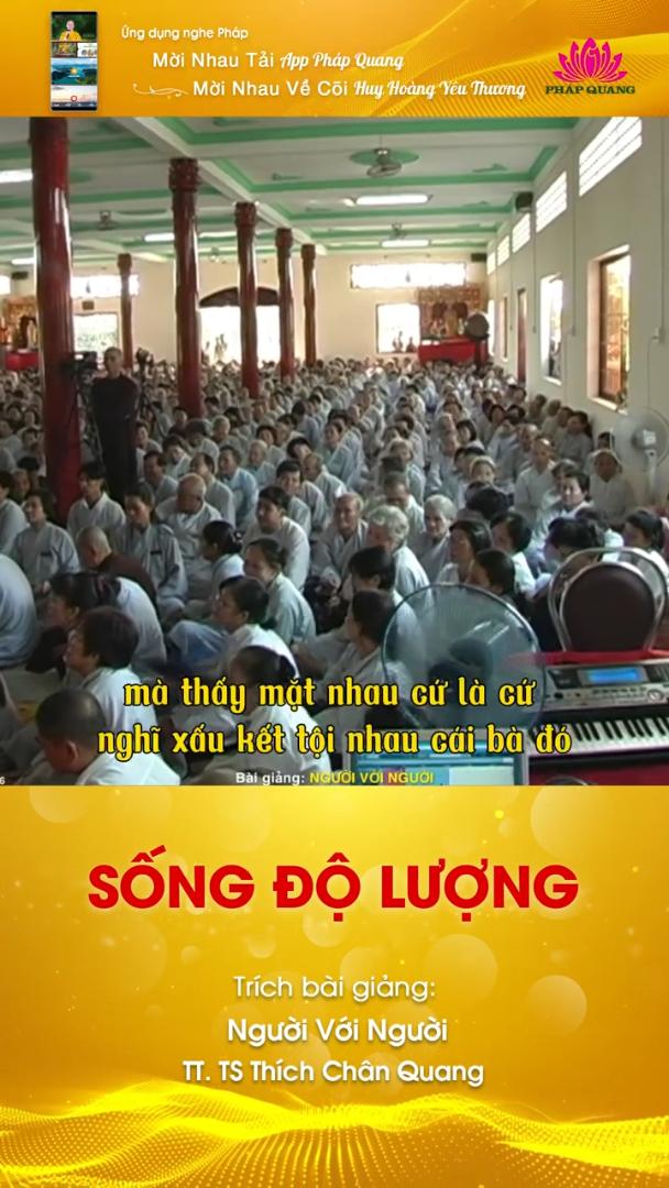 SỐNG ĐỘ LƯỢNG
