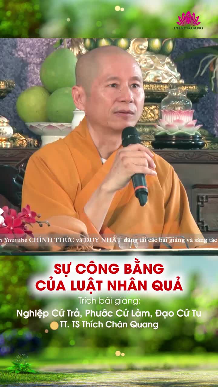 Sự Công Bằng Của Luật Nhân Quả