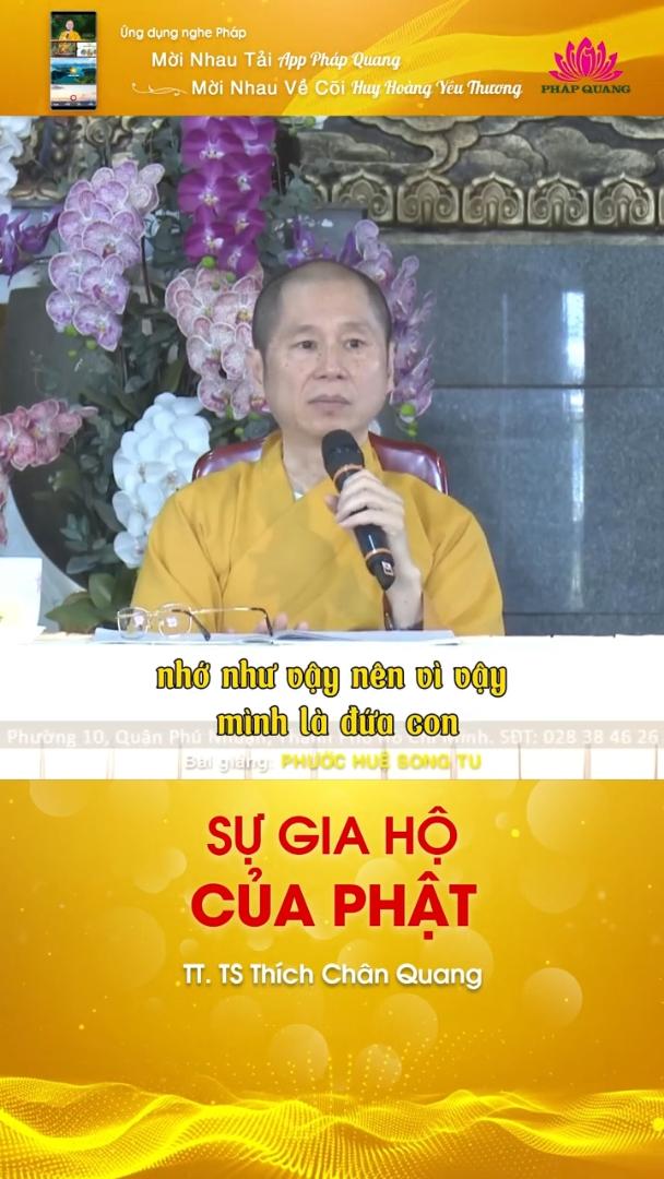 SỰ GIA HỘ CỦA PHẬT