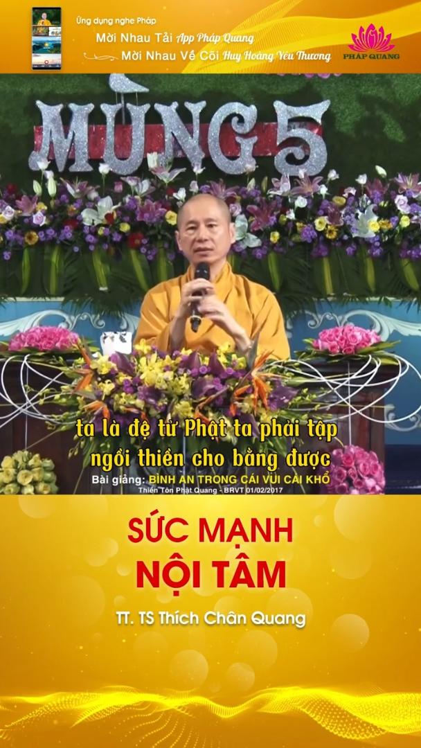 SỨC MẠNH NỘI TÂM