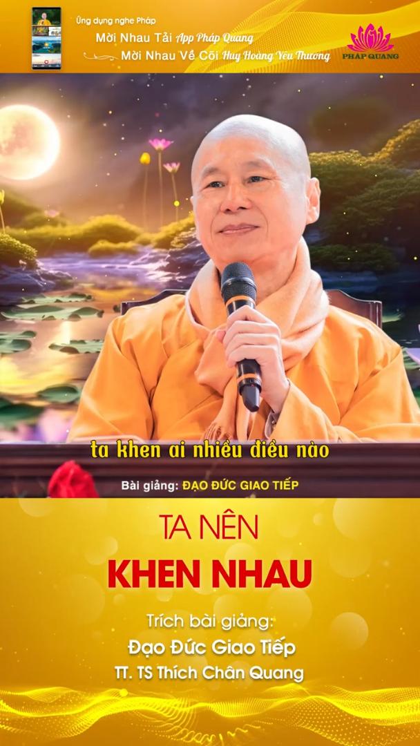 TA NÊN KHEN NHAU