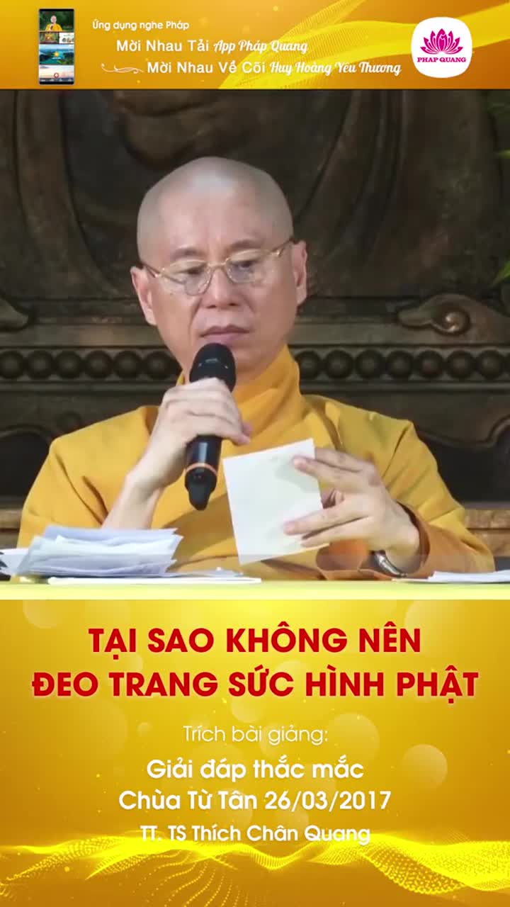 Tại Sao Không Nên Đeo Trang Sức Hình Phật