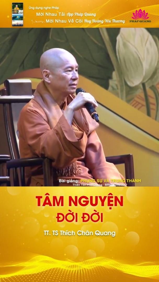 TÂM NGUYỆN ĐỜI ĐỜI