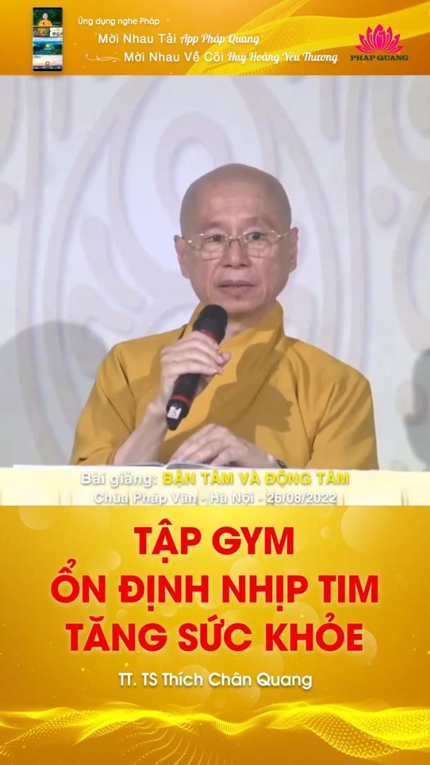 TẬP GYM ỔN ĐỊNH NHỊP TIM TĂNG SỨC KHOẺ