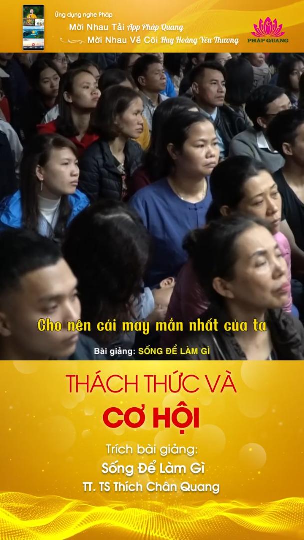 THÁCH THỨC THÀNH VÀ CƠ HỘI
