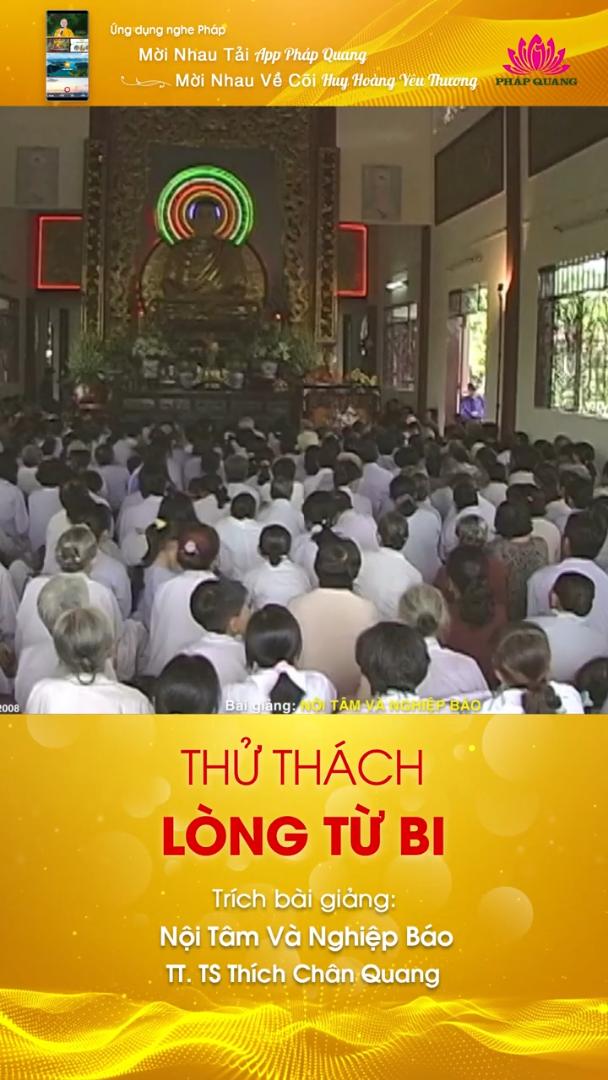 THỬ THÁCH LÒNG TỪ BI