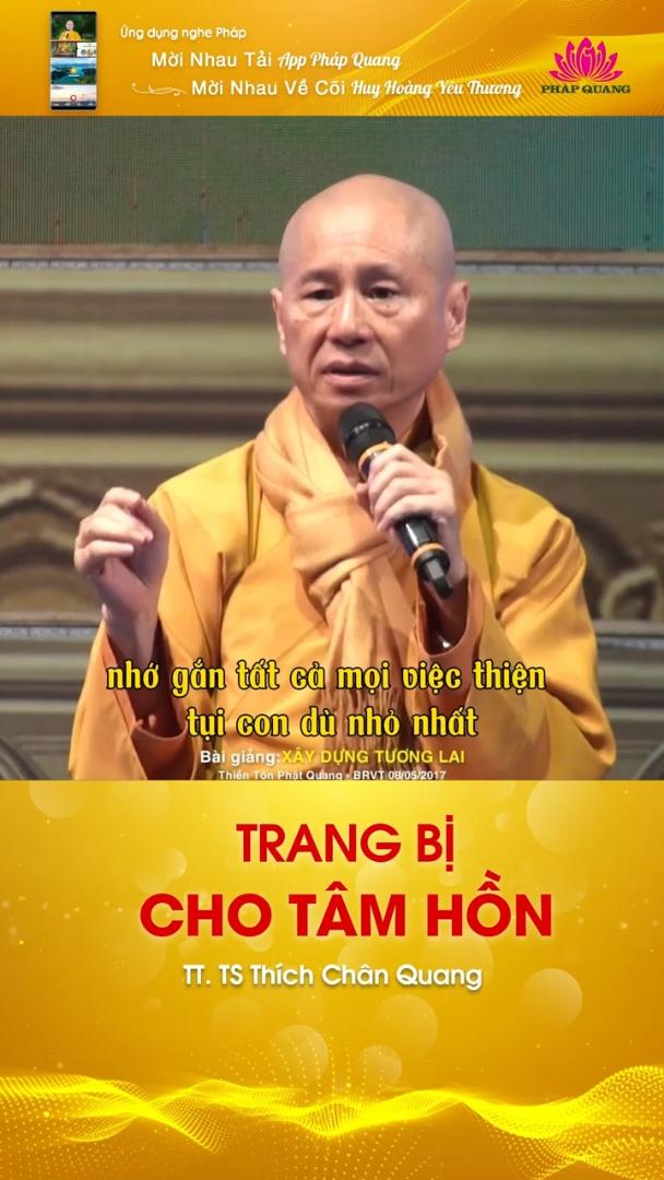 TRANG BỊ CHO TÂM HỒN