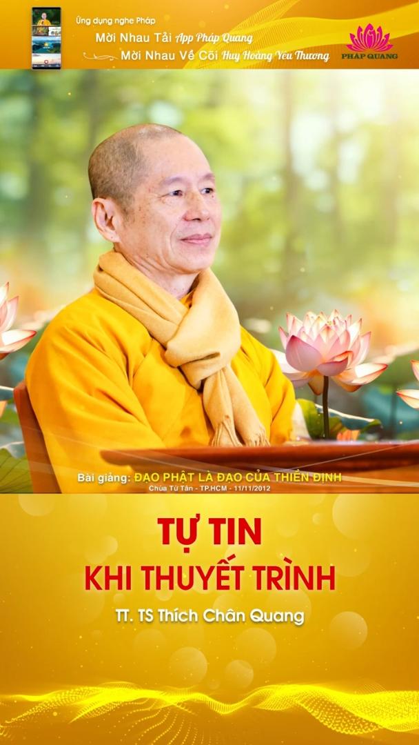 TỰ TIN KHI THUYẾT TRÌNH