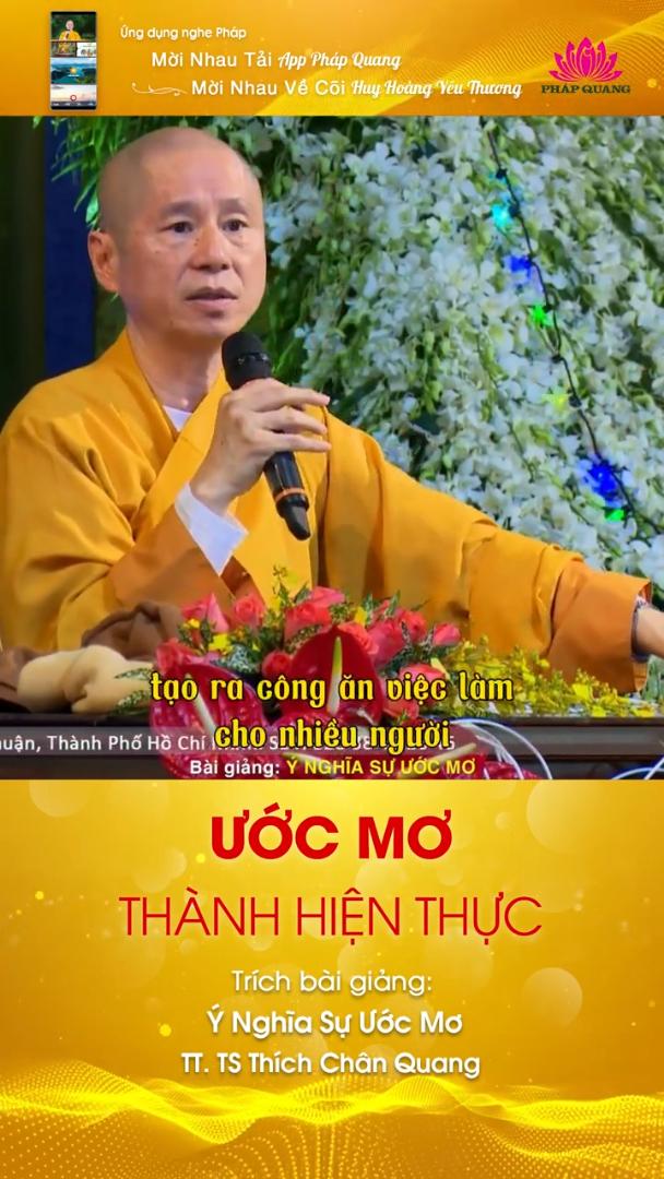 ƯỚC MƠ THÀNH HIỆN THỰC