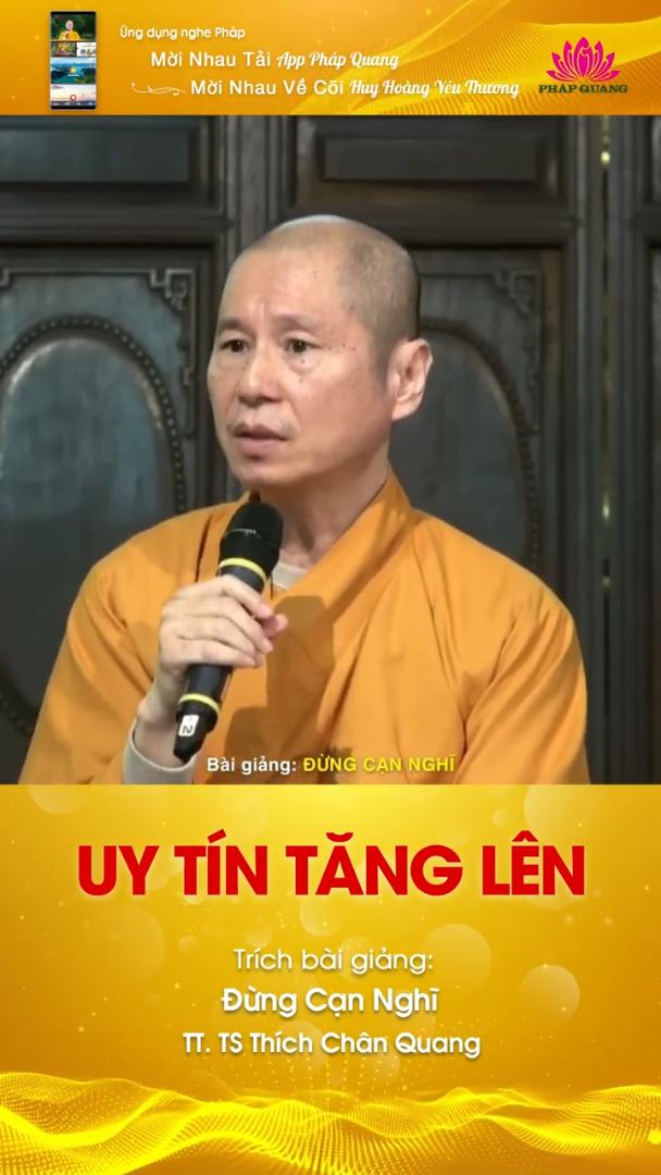 UY TÍN TĂNG LÊN