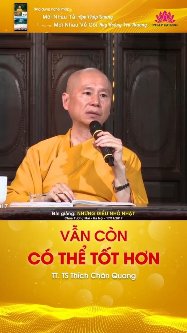 VẪN CÒN CÓ THỂ TỐT HƠN