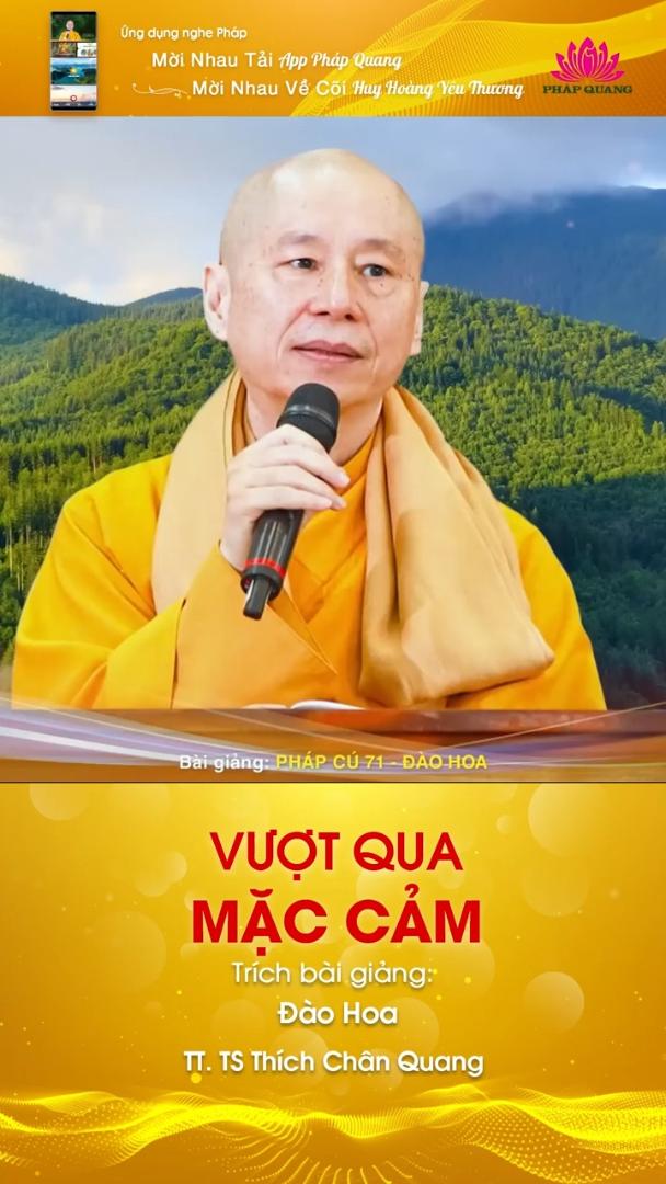 VƯỢT QUA MẶC CẢM