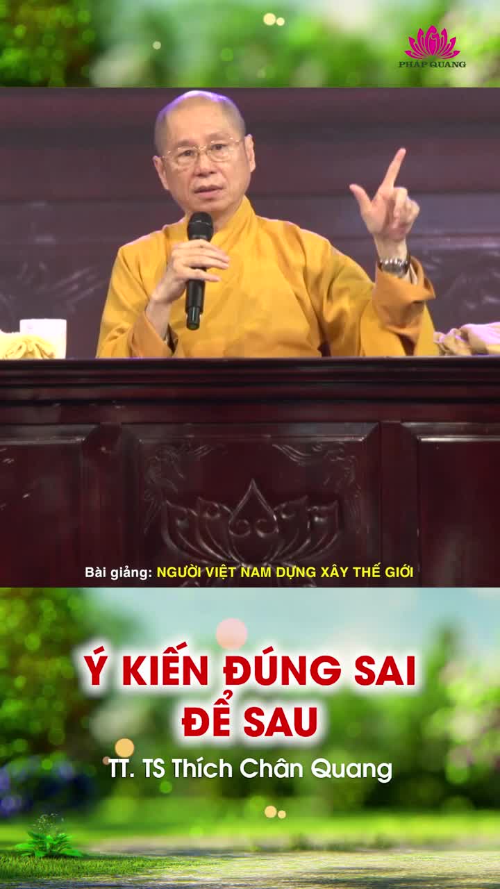 Ý kiến đúng sai để sau