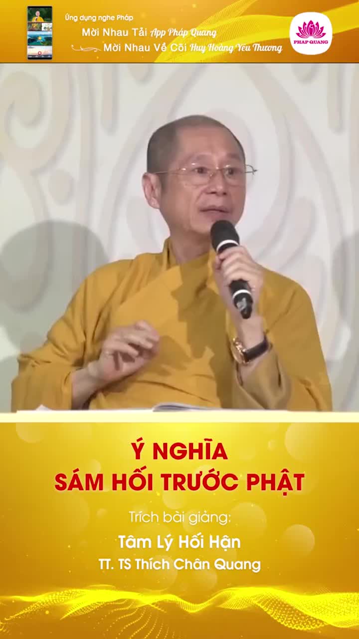 Ý Nghĩa Sám Hối Trước Phật
