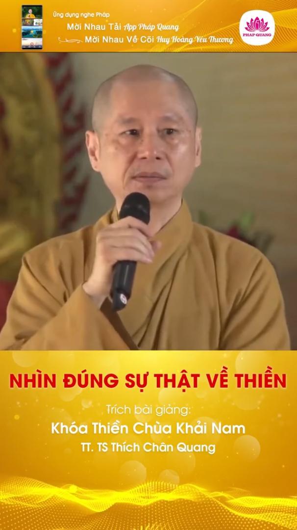 Nhìn Đúng Sự Thật Về Thiền